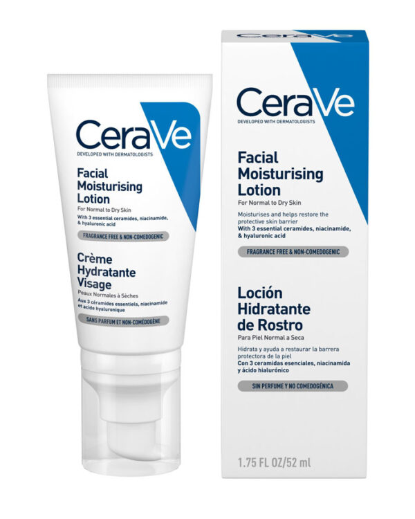 CeraVe PM Facial Moisturizing Lotion - لوشن مرطب ليلي للبشرة الجافة والحساسة